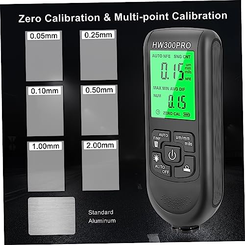 Medidor digital de espesor para pintura automotriz 3 piezas miniatura 7