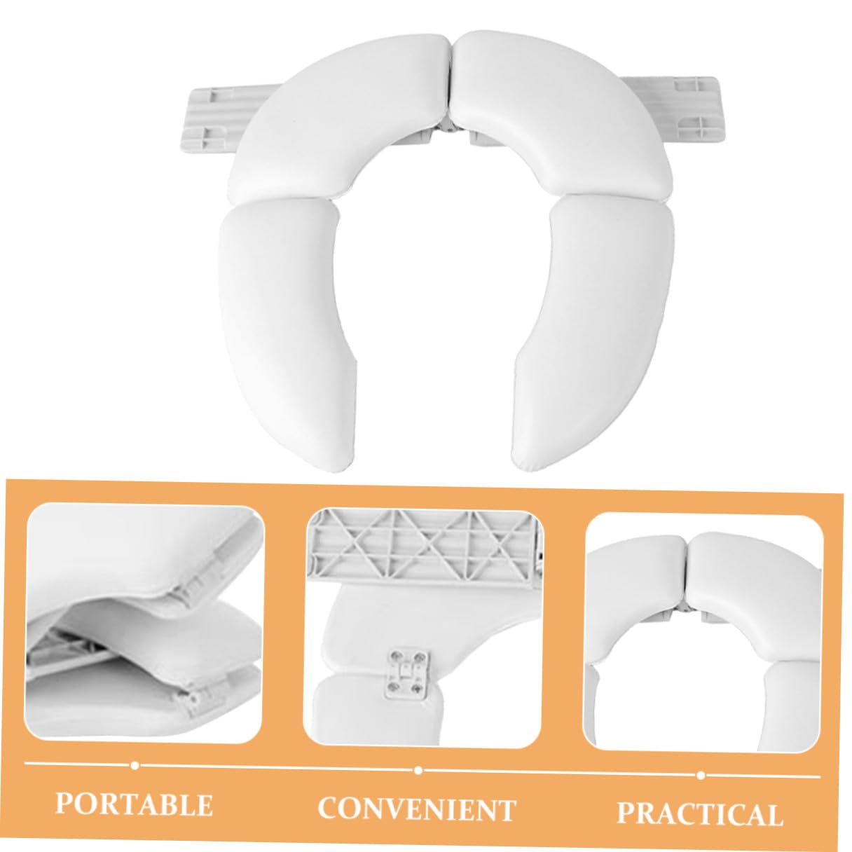 Réducteur Wc Portable pour Garçon Fille Unisexe Coussin Siège de Toilette Doux et Confortable pour Apprentissage Propreté Adapté Plupart des Wc pour Voyage et Usage Quotidien