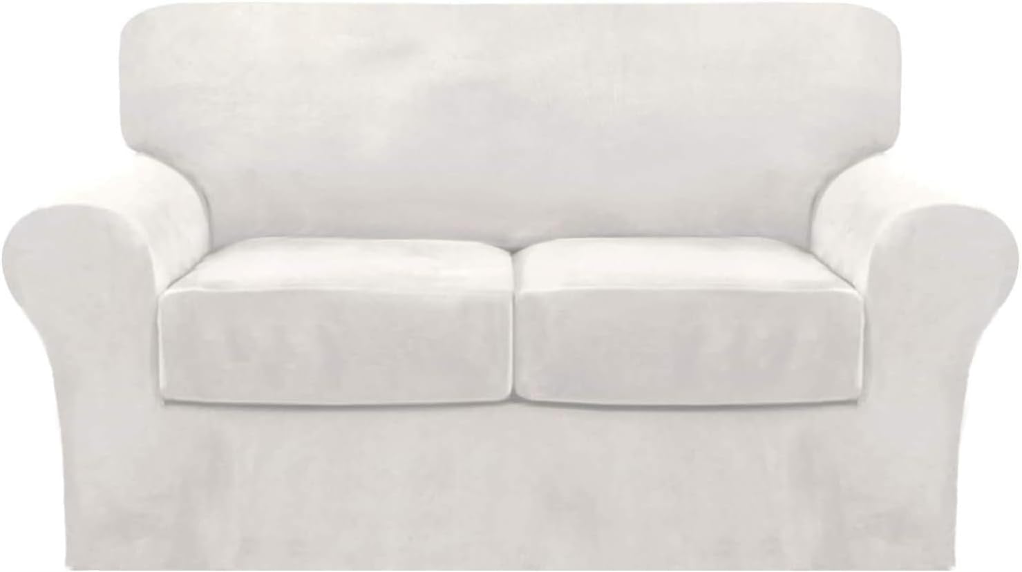 Couch Covers Sofa Slipcovers Velvet Sofa Cover with Separate Cushion Covers, Stretch Ultra Soft Plush Sofa Slipcover,Be Used for a Long Time Without Fading and Not Deformation WEWYQSJXBXF-31231(Color: