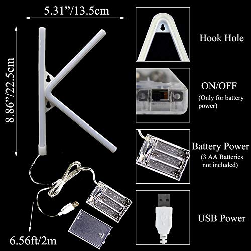 image for Obrecis Light Up LED Neon Letter Sign Wall Decorative Neon Lights Warm