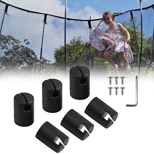 Alomejor 32mm Trampoline Pole Caps, Plastic Trampoline Pole for Flat Steel Sheet Top System3