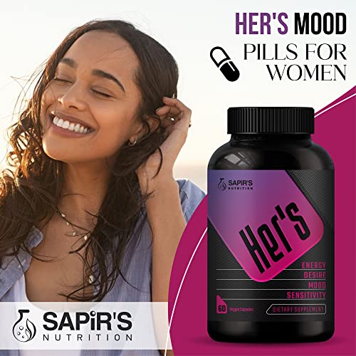 Image of Female Libido Booster for Women - Increase Passion, Desire & Excitement - Relieve Stress, Reduce Dryness & Heighten Sensitivity, Her's Hornygoatweed Energy Supplement for Women in the Mood Enhancer
