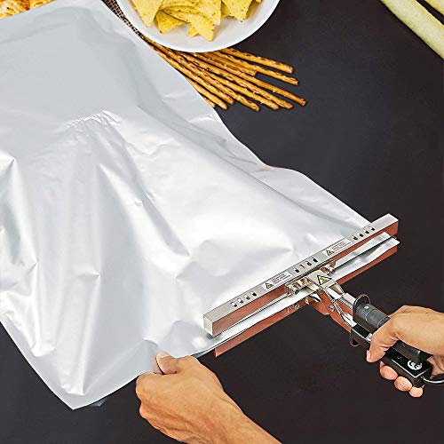 10 Pack Large Mylar Bags,Gallon recloseable Bag for Long Term Emergency Food Storage, Self Sealing Storage Supplies 24''*19''