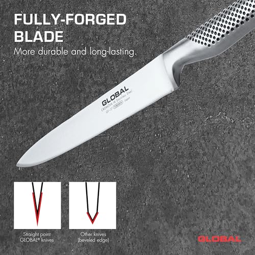 Couteau à découper Global GF-37 de 22 cm avec lame forgée - 5