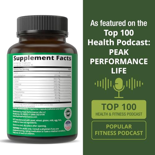 Peak Performance Essential Amino Acids Capsules
