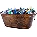 BREKX Colt Copper Galvanized Oval Beverage Tub