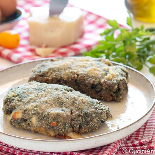 Panzerotti di carne con spinaci