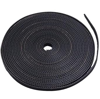 TESSERACT GT2 Timing Belt for 3D Printer I Rubber Aramid Fiber with Steel Core I 2mm Pitch 10mm Width I Anti Slip Rubber Timing Belt with Strong Abrasion Resistance, Low Noise for 3D Printer (Quantity: 5meters, Width: 10mm)