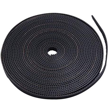 Image of TESSERACT GT2 Timing Belt for 3D Printer I Rubber Aramid Fiber with Steel Core I 2mm Pitch 10mm Width I Anti Slip Rubber Timing Belt with Strong Abrasion Resistance, Low Noise (Qty: 5m, Width: 10mm)