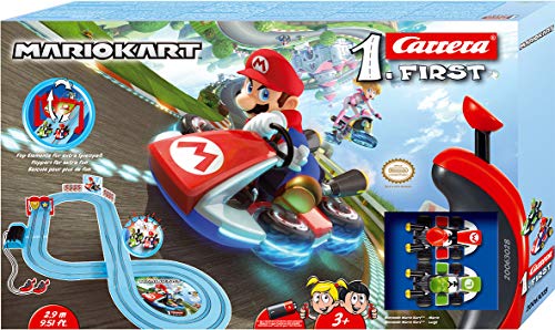 Carrera First Nintendo Mario Kart Slot Car Race Track - Includes 2 Cars: Mario and Luigi and Two-Controllers - Battery-Powered Beginner Set for Kids Ages 3 Years and Up, 20063028 by Carrera - Image 8