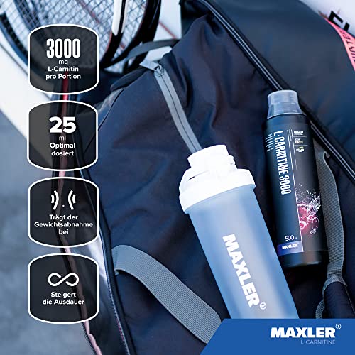 Maxler L-Carnitine 3000 (500ml) Strawberry-Kiwi - Afbeelding 5