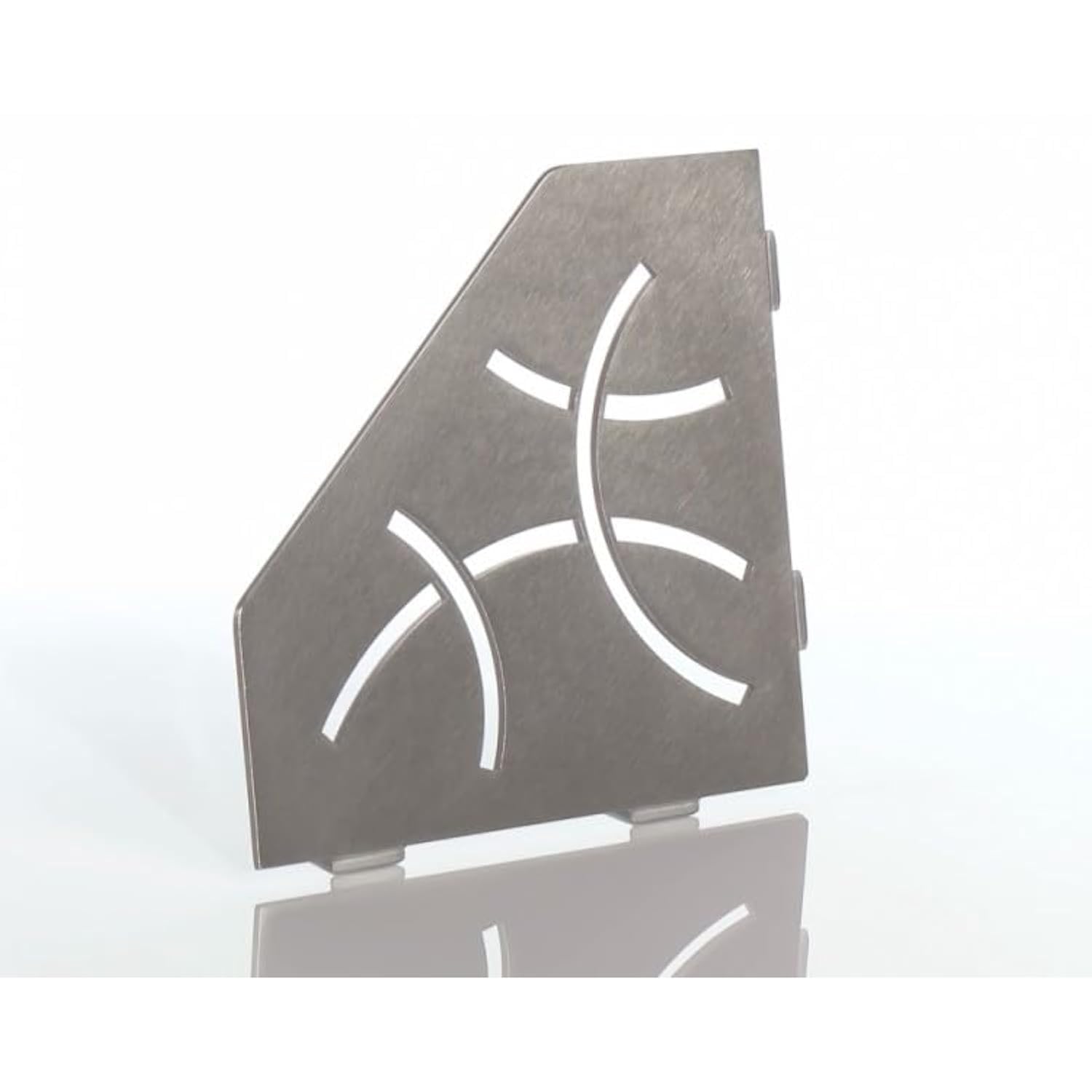 Schluter Systems Pentagon Eckregal E - gebogenes Design - Edelstahl gebürstet (SES2D6EB) - Kerdi-Line Duschzubehör