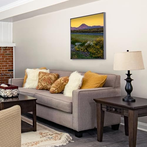 Image of CANFRAVAS Canvas Frame 16x24, DIY Metal Canvas Floating Frame, Canvas Floater Frame for 0.6 inch-0.9 inch Deep Canvas Painting (Grey,16 inchx24 inch)