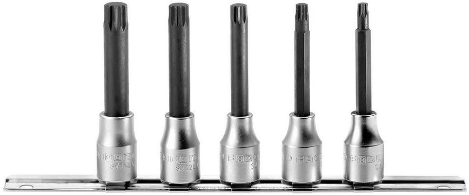 Facom Set of 5 Socket Spanners, 1 Piece, SV.J5