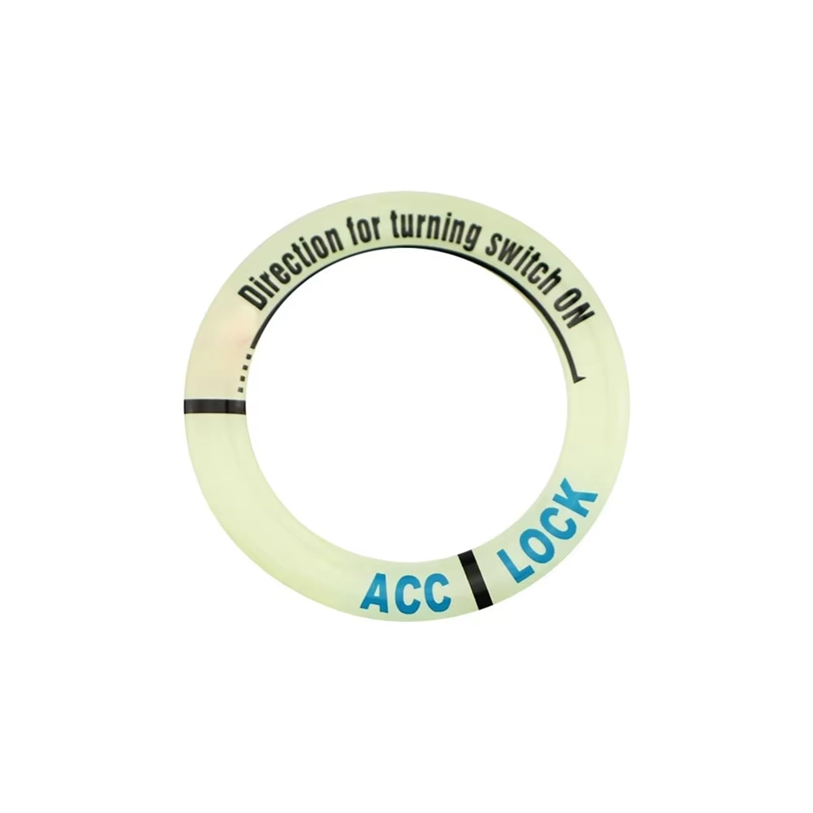 for Chevrolet for Cruze for Aveo for Lacetti for Cruz for Niva for Spark for Orlando for Epica for Sail for Sonic Car Key Ring Sticker Luminous Ignition Switch Cover Car Trim Interior