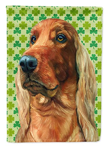 Drapeau Irish Setter Shamrock Caroline's Treasures pavillon extérieur maison grand format multicolore