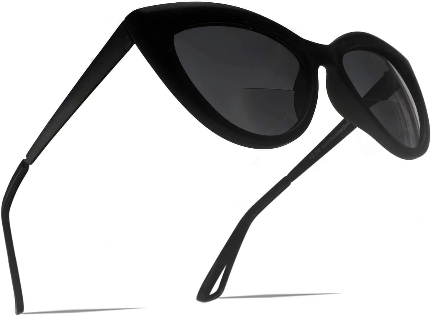SAMBA SHADESSAMBA SHADES Bifocal Built In Reading Sunglasses Fashion Cat Eye Sunglass Readers Oversized Women's CatEye Glasses
