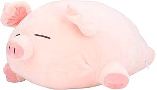 Animal de pelúcia de porco macio, animal de porco gordo travesseiro abraçando pelúcia porquinho boneca de pelúcia brinquedos presentes confortáveis simulação de toque tamanho grande porco pelúcia abraçando almofada para aniversário de crianças