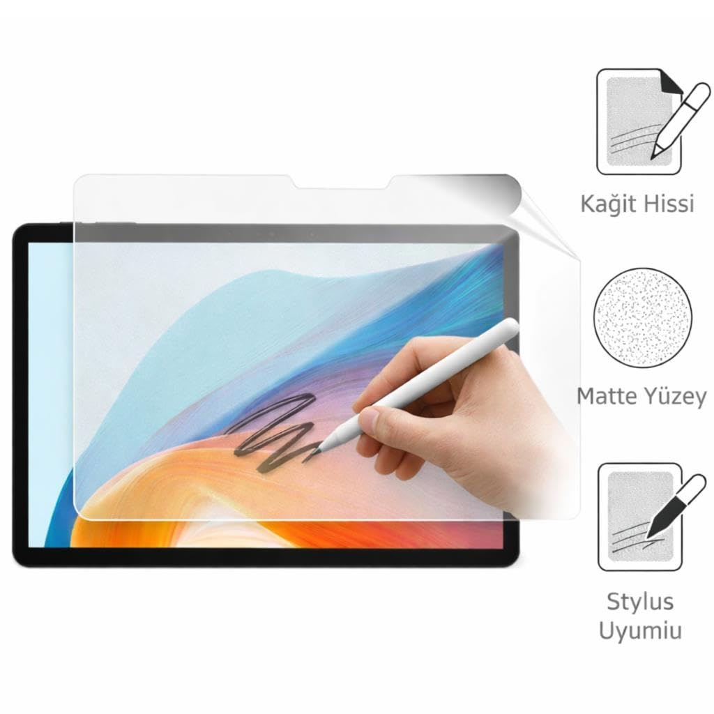 Engo Chuwi Hi10 X2 10.1 İnç İle Uyumlu Paperfeel Ekran Koruyucu Kağıt Hissi Veren Dokulu Mat Yüzey, Tablet Kalem Kullanımı, Not Alma Ve Çizim İçin