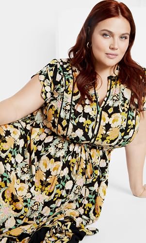 Image of City Chic Plus Size Dress, Lilah Maxi Dress