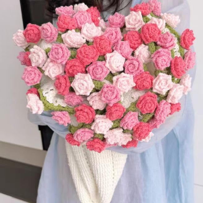 Amazon.co.jp: CTVWRN 花束になるブランケット かぎ針編みキット