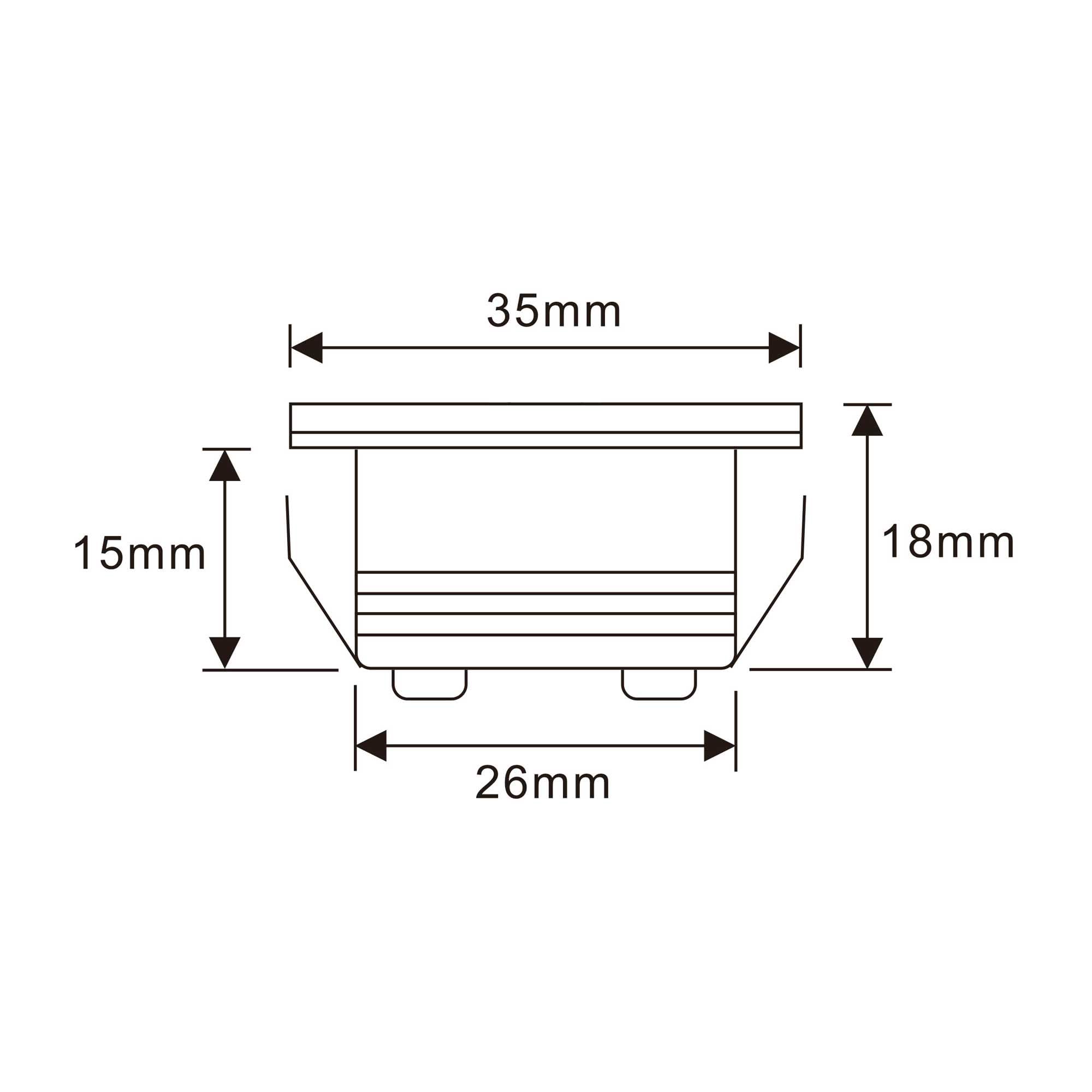 VBLED® 3er Set 3W Mini-Einbauspot Einbaustrahler warmweiß 3000K IP44 12V DC Warmweiss Inkl.LED Trafo und Verbinder Unbegrenzte Möglichkeiten: Terrasse, Bad, Wohnbereich [Energieklasse A+]