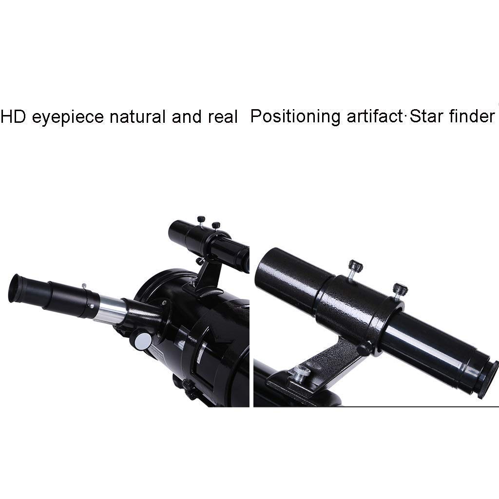 Telescopio Refractor, Telescopio de Viaje portátil, Refractor de Distancia Focal de 700 mm, Telescopios astronómicos para Adultos, Principiantes y niños