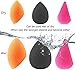 EmaxDesign Makeup Sponges, 6 Pieces Makeup Blender Sponge Foundation Blending Blush Concealer Eye Face Powder Cream Beauty Sponge