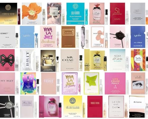 Women's Perfume Sampler Lot x 12 Sample Vials - High End Desginer Fragrance Samples (Set 1a)