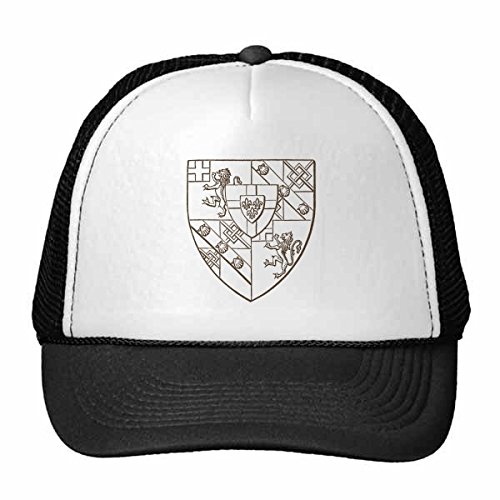 Gorra de béisbol Barroco para niños ajustable de malla negra