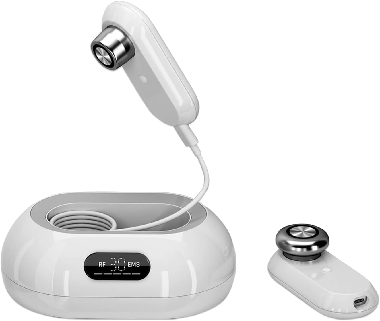 MLAY RF Radio Frequency Machine - Face Massager, with RF+EMS Mode Double Beauty Effect, Professional Anti Aging Device has Body and Face Probe, Salon Effect Level Face and Body Lifting Machine