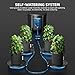 Spider Farmer 2025 Newest Gravity-Fed Self-Watering System No Power Needed, 4-Pack Auto Watering System with 13 Gallon Reservoir, 4Pcs Water Delivery Fabric Pot Base for Indoor Plants, Grow Tents
