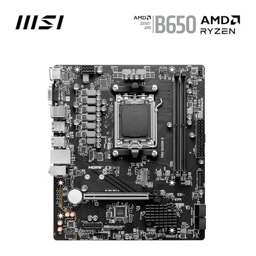 MSI PRO B650M-E Motherboard, Micro-ATX, DDR5, AM5 - Image 3