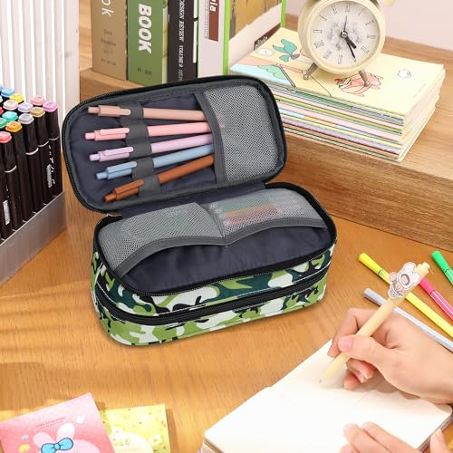 Image of Mountain guest Pencil Cases for kids, Large Capacity Pencil Pouch, Office College School Marker Organizer Case pen for Men Women Adult Teens