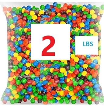 M And MS Milk Chocolate Halloween Candy, 2lb Bulk Milk Chocolate Candy