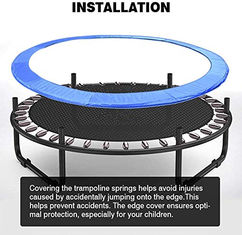 Coussin de protection trampoline 305-366 cm universel résistant aux intempéries