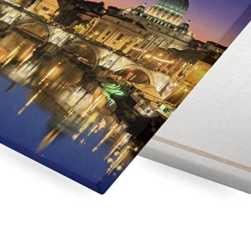 Tableau Rome Saint-Pierre : Impression Haute Définition sur Toile - 2