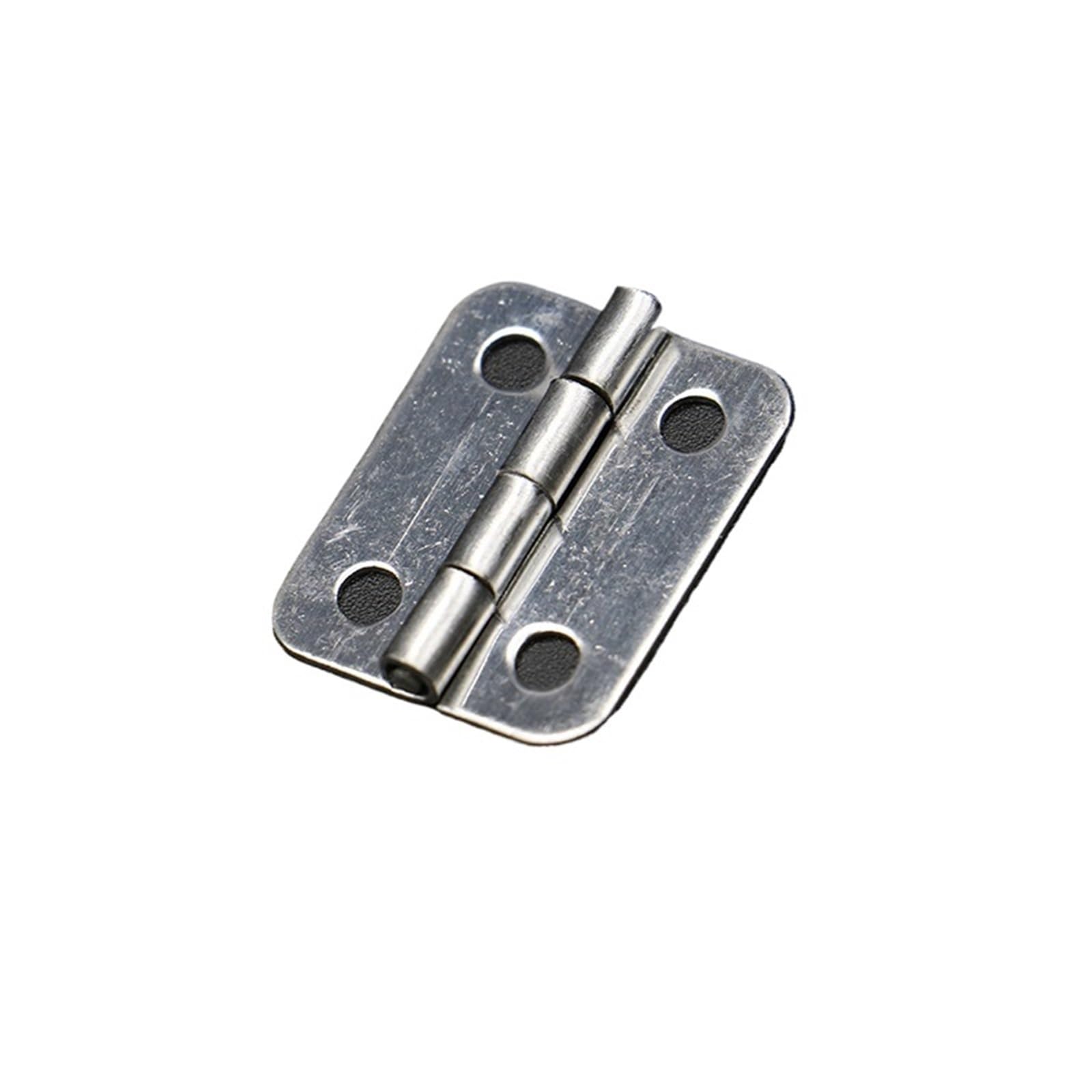 10pcs 25mm x 20mm Silver Door Hinges Cabinet Drawer Hinge with Screws