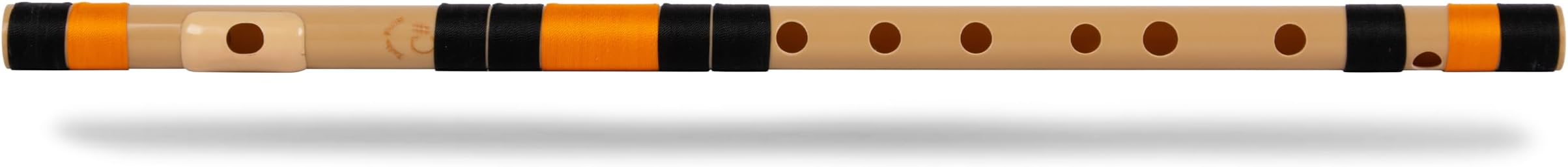 Radhe Flutes | PVC Fiber C Sharp Bansuri | Middle Octave | Right Handed | 18 Inch Flute | Durable, Crack-Resistant, Weatherproof & Washable | Velvet Cover Included