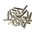 Assorted Sizes of Ribbon Clamp End Crimps - Silver