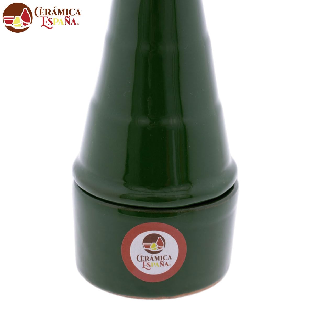 CERÁMICA ESPAÑA® | Incenso a camino verde | Incensieri religiosi | Incensieri in argilla | Incenso Pasqua | Bruciatore profumo, 8 x 8 x 18 cm
