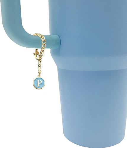 Miniatura 4 de Stanley - 6 piezas con tapa con pajilla, accesorios para tazas con inicial, personalizables, reutilizables, 0.394 pulgadas (0.394 in), puntas de