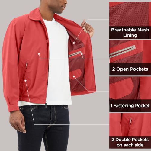 Image of London Fog Men's Auburn Zip-Front Golf Jacket