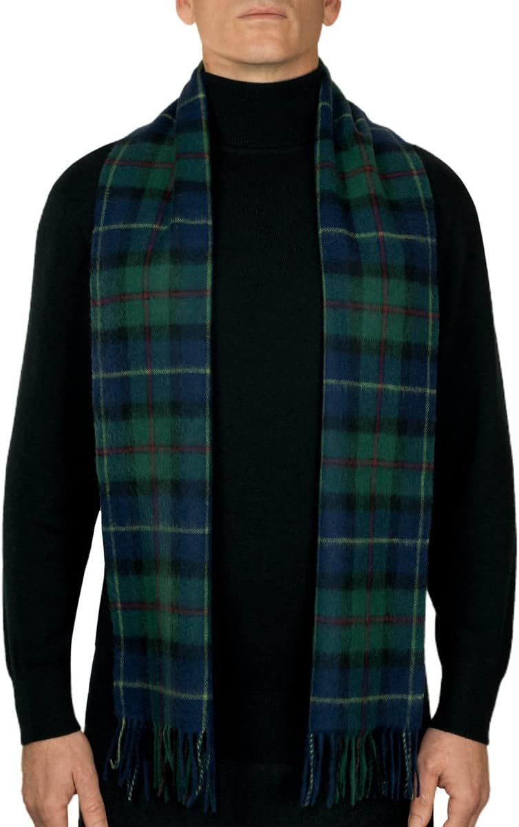 Oxfords Cashmere 100% Lambswool Tartan Plaid Scarf - Image 2