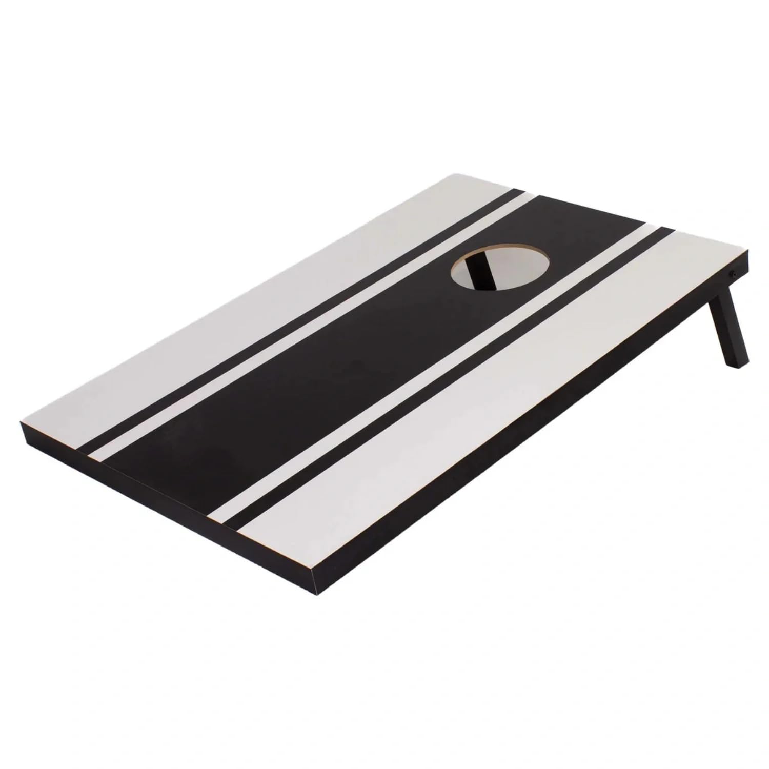 Cornhole Spiel Set mit 2 Wurfbrettern und 8 Wurfsäckchen, Wurfspiel Outdoor für Familie, Freunde, Party und Camping