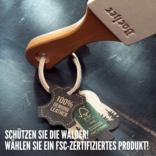 Streichriemen Bacher Premium Leder Abziehleder Set für Messer