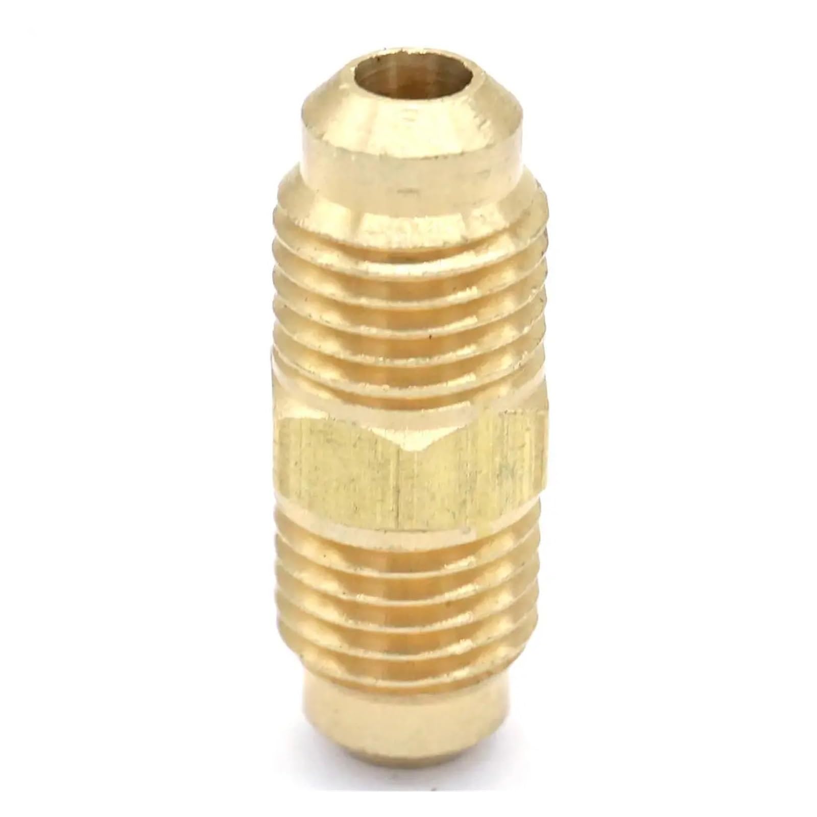 SAE Male 7/16"-20 UNF Fit Tube OD 1/4" Straight Brass SAE 45 Degree Pipe Fitting Connectors 1000PSI