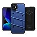 Zizo Bolt Cover - Case for iPhone 11 with Military Grade + Glass Screen Protector & Kickstand and Holster (Blue/Black)