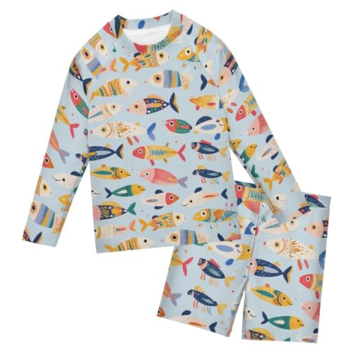 Traje de baño de manga larga para niños ideal para días de playa y piscina