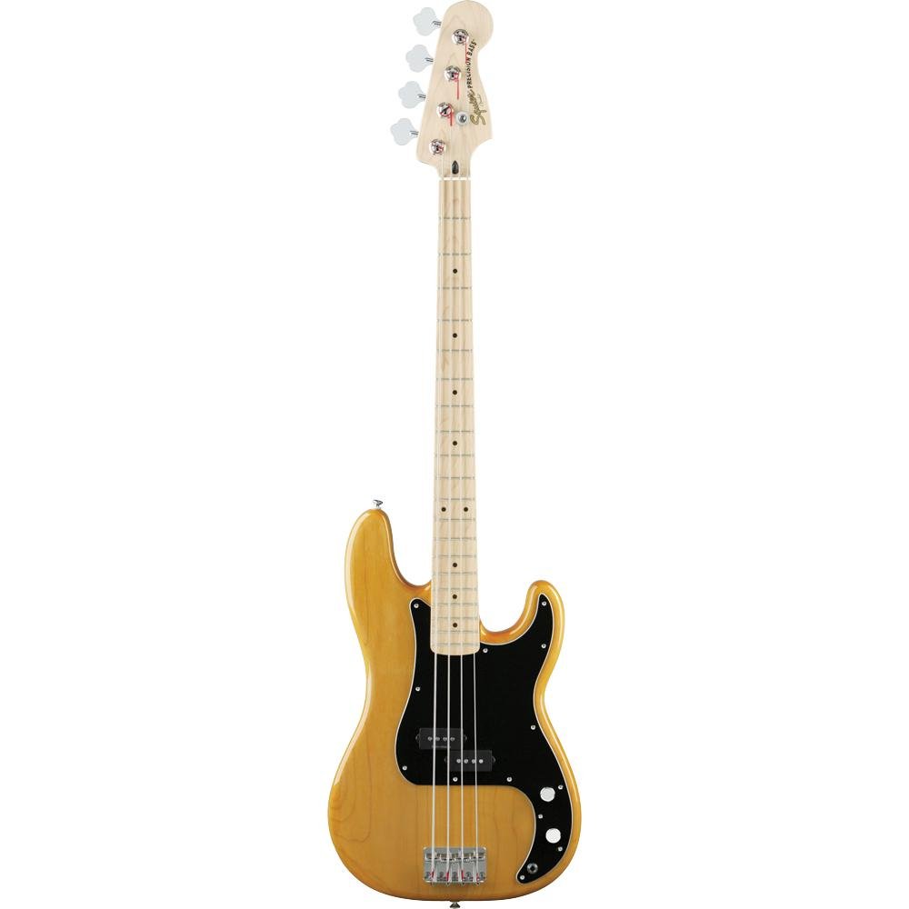 Squier Vintage Modified Precision Bass Maple, Amber : Amazon.com